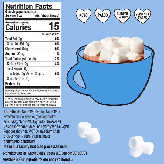 Classic Vanilla Zero Sugar Mini Marshmallow (3 pack)